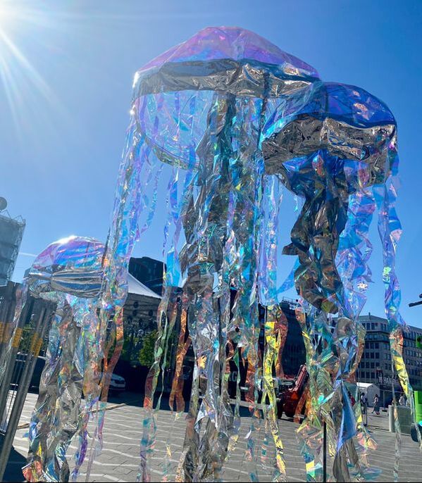 jellyfish set design for Pride 2022