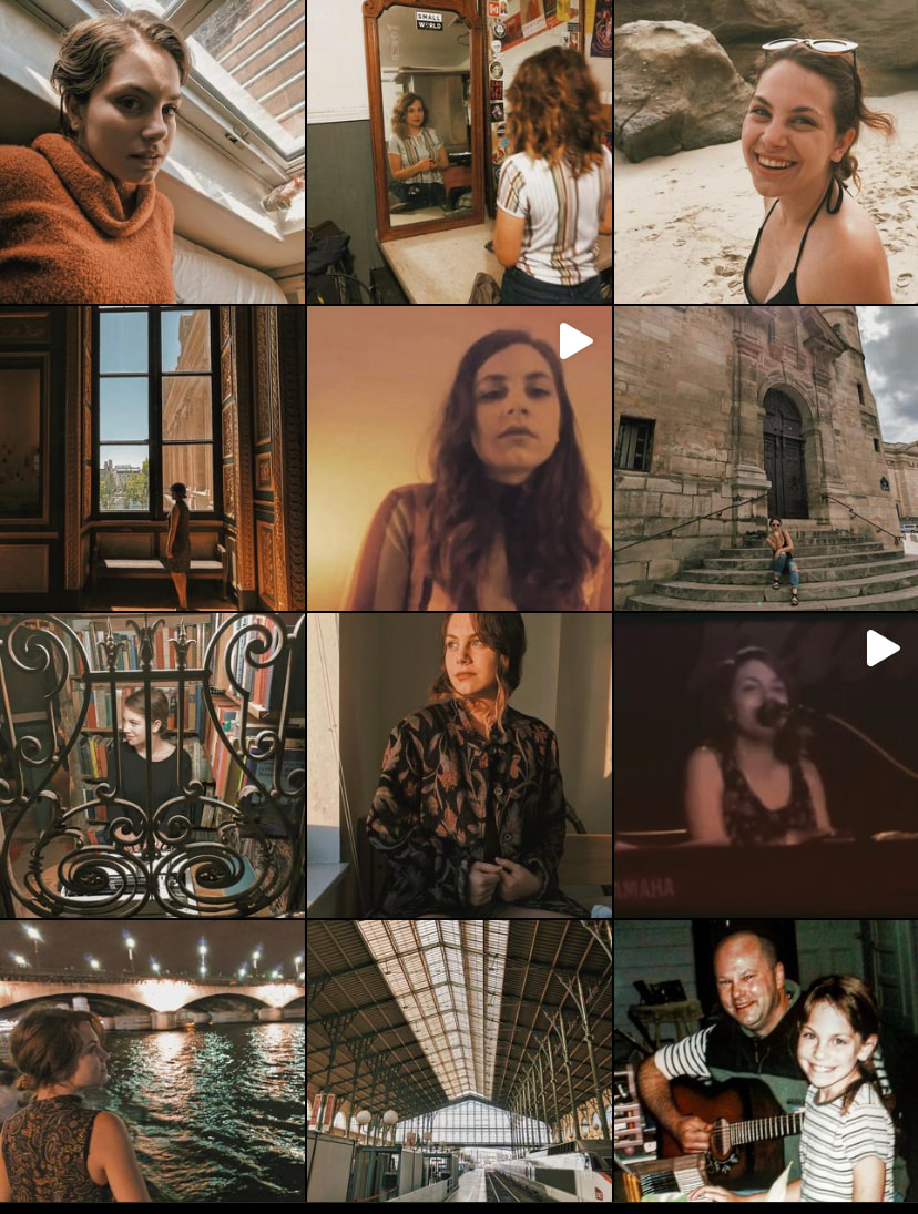 Kara Peneguy brand aesthetic instagram grid