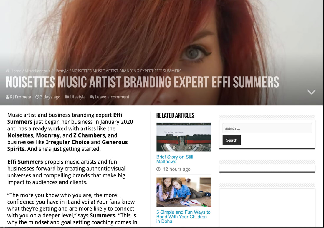 effi summers creative featured in the press